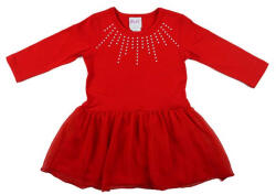 Asti Hosszú ujjú lányka ruha, muszlin szoknyával