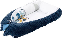 Bubaba babafészek minky "L" méret- Happy builders (80012)