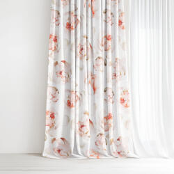 Goldea draperie 100% bumbac deluxe - mireasma de bujor 200x150 cm