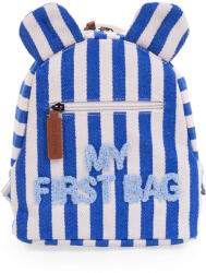 Childhome "My First Bag" Gyermek Hátizsák - fehér/kék csíkos (CWKIDBSTBL)