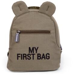 Childhome "My First Bag" Gyermek Hátizsák - Vászon - Khaki (CWKIDBKA)