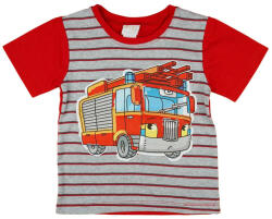 Asti Rövid ujjú fiú póló tűzoltóautó mintával - kiskincsek