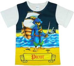 Asti Picúr és a kalózok mesefigurás rövid ujjú póló (méret: 110-134) (17632009128)