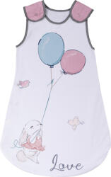 Bubaba ujjatlan nyári hálózsák 0-6hó- Pink bunny (47870)