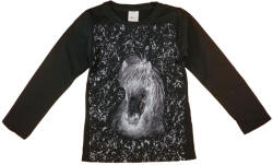 Asti Lovas lányka hosszú ujjú póló (méret: 92-164) (12587010098)