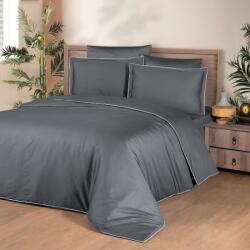 La Romano® Lenjerie pat de lux premium satin La Romano, Lucca Gri inchis (Grey) Lenjerie de pat