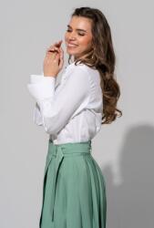 Hermosa Camasa din poplin cu croi cambrat EDINA Hermosa, alb