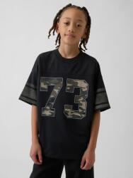 GAP Детска мрежеста oversize тениска GAP GAP | Cheren | Момчешки | XS