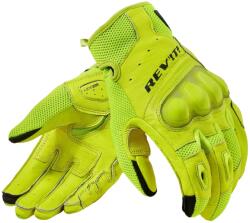 Revit Mănuși Moto de Vară din Piele Naturală și Textil REVIT RITMO · Galben-Fluo