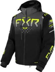 FXR Racing Geacă Snowmobil FXR RACING HELIUM X 2-IN-1 · Negru / Gri / Galben-Fluo