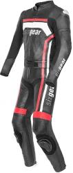 Sixgear Combinezon Moto din Piele & Textil SIXGEAR EVO · Negru / Roșu / Alb