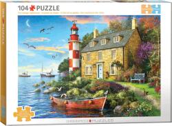 EUROGRAPHICS - Puzzle Davison: The Cottage Lighthouse - 100 piese