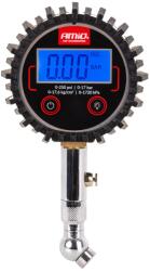 AMIO Manometru Digital Presiune Roti, 0-17 Bar 0-250 PSI, Cap Rotativ 360 Grade, Valva Eliberare Aer, Ecran LCD Iluminat (04464)