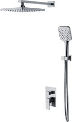 Cersanit Set de dus incastrat Bari B1000, crom, Cersanit (S952-051)
