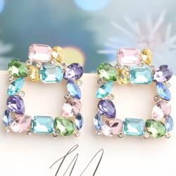 HARAHU Cercei cu cristal - Multicolor KP39530