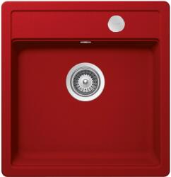 SCHOCK Mono N-100S Chiuveta bucatarie granit Cristadur 49x51 cm, rosu (rouge) (MONN100SROSUSA) Chiuveta