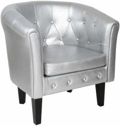 Miadomodo Chesterfield argintiu