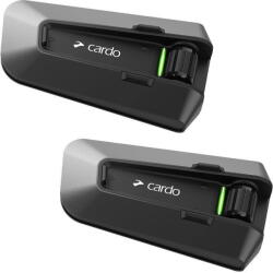 Cardo Sistem Comunicatie pentru motociclete Cardo PT200101 intercom, 2 canale, 1600 m, Negru (PT200101)