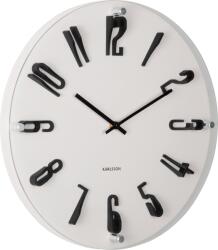 Karlsson Ceas de perete Esencia Elevated, gri deschis (KA6090WG)
