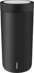 Stelton Cana termică To-Go Click 400 ml negru stins din oțel dublu (685-1-1)