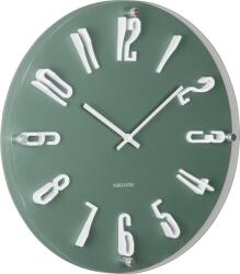 Karlsson Ceas de perete Esencia Elevated, verde (KA6090GR)