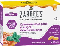 ZARBEES Pastile pentru dureri de gat, 24 pastile, Zarbees