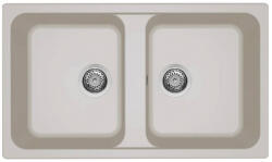 Elleci - Mosogatótálca Life 450 86x50 Granitek 2m. G39 Bianco soft