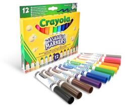 Crayola Kimosható Tompa Filctoll 12 db (58-8340)