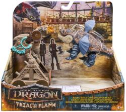 Cum sa iti dresezi dragonul Incercarea Flacarii Set De Joaca Catapulta Explozie Si Dragonul Gronckle (6075575_20156293) - etoys Figurina