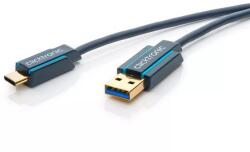 clicktronic Cablu Profesional 2m USB TYPE C - USB 3.0 4.5W SuperSpeed 5Gbit/s OFC cupru aurit Clicktronic (45125) - drumix