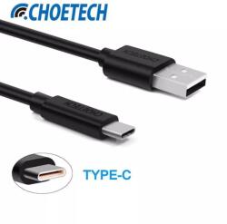 Choetech Cablu USB-A - USB TYPE C 3m 2.4A negru Choetech AC0004 (AC0004) - drumix