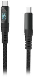 V-TAC Cablu USB Type C - USB Type C 1m cu afisaj 5A V-Tac SKU-7746 (SKU-7746) - drumix