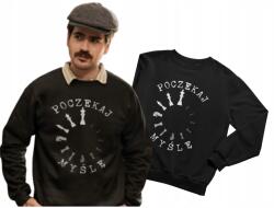 Aradena Pulóver sakkrajongóknak, játékokhoz, apának, fiúnak, ajándék, karácsony, L (406 L Poczekaj Myślę Szachy)