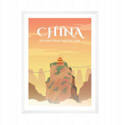  Kína Peking Ázsia poszter 21x29, 7 cm fehér keret (MP1-0175_21X29,7,063)