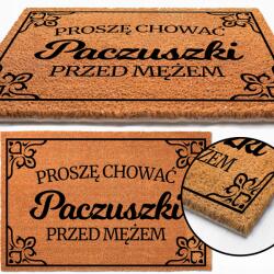 TabPrint Lábtörlő Bejárati 40x60 Kérjük, ide tegye a csomagokat! (Wycieraczka Kokosowa 40x60)