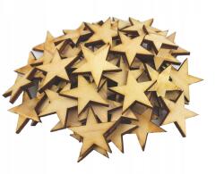 Kreatywne Myślenie Fa Égő Csillagok Karácsonyfára, Díszítés, 7, 5cm, 50db (32341)