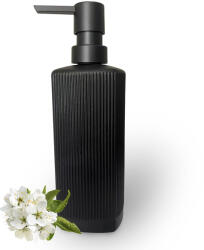 Epsence Folyékony szappan adagoló álló üveg fekete 350 ml Epsence (EPDWSTRIPED01)