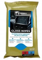  Nedves tisztítókendő autó szélvédő LCD kijelzőkhöz 30db