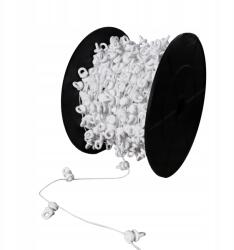  Függönycsúszkák zsinórral, Wave Hullám rendszerhez, 8 cm-enként, 1: 2 forgó görgő, 80 db (SZNUREK WAVE)