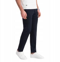 Ombre Férfi nadrág elegáns chino klasszikus szabás sötétkék V3 OM-PACP-0191 XL