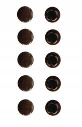 Portos Pvc kupak vezetősínhez Világos Barna 10 db 10mm (Z-PP/PK-09)