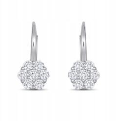  Fehérarany gyémánt fülbevaló Seraphima