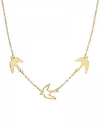 Colibra Arany Nyaklánc Lánc Három Fecskével Celeb Trendek (C14768)