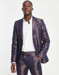 Bolongaro Trevor Sötétkék Mintás Blézer (50) (545288)