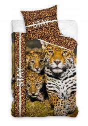Carbotex Párduc Ágyneműhuzat Pöttyös Párduc Leopárd Wild 160x200 (NL201103)