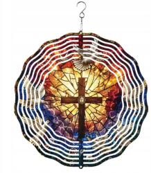 Bedee Forgatható 3D Szélcsengő Dekoráció Szivárványos Csillogással Az Erkélyre És A Kertbe (Dzwonek Wietrzny)