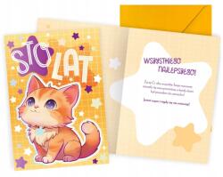 kukartka Születésnapi képeslap Cica