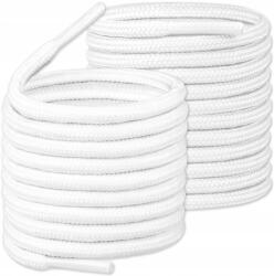 Tulmero Trekking cipőfűző, kerek, Erős, vastag, fehér, 150 cm hosszú (Sznurówki trekkingowe okrągłe)