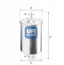 UFI Pollenszűrő Audi Golf 1.6-2.3