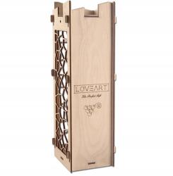 Loveart Bortartó Doboz Loveart Fa Áttört Palacktartó doboz 34 cm 10 cm (LOV-122737)